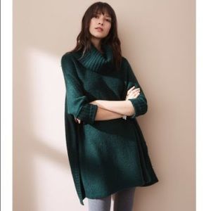 Lou & Grey Washed Boucle Poncho Sweater